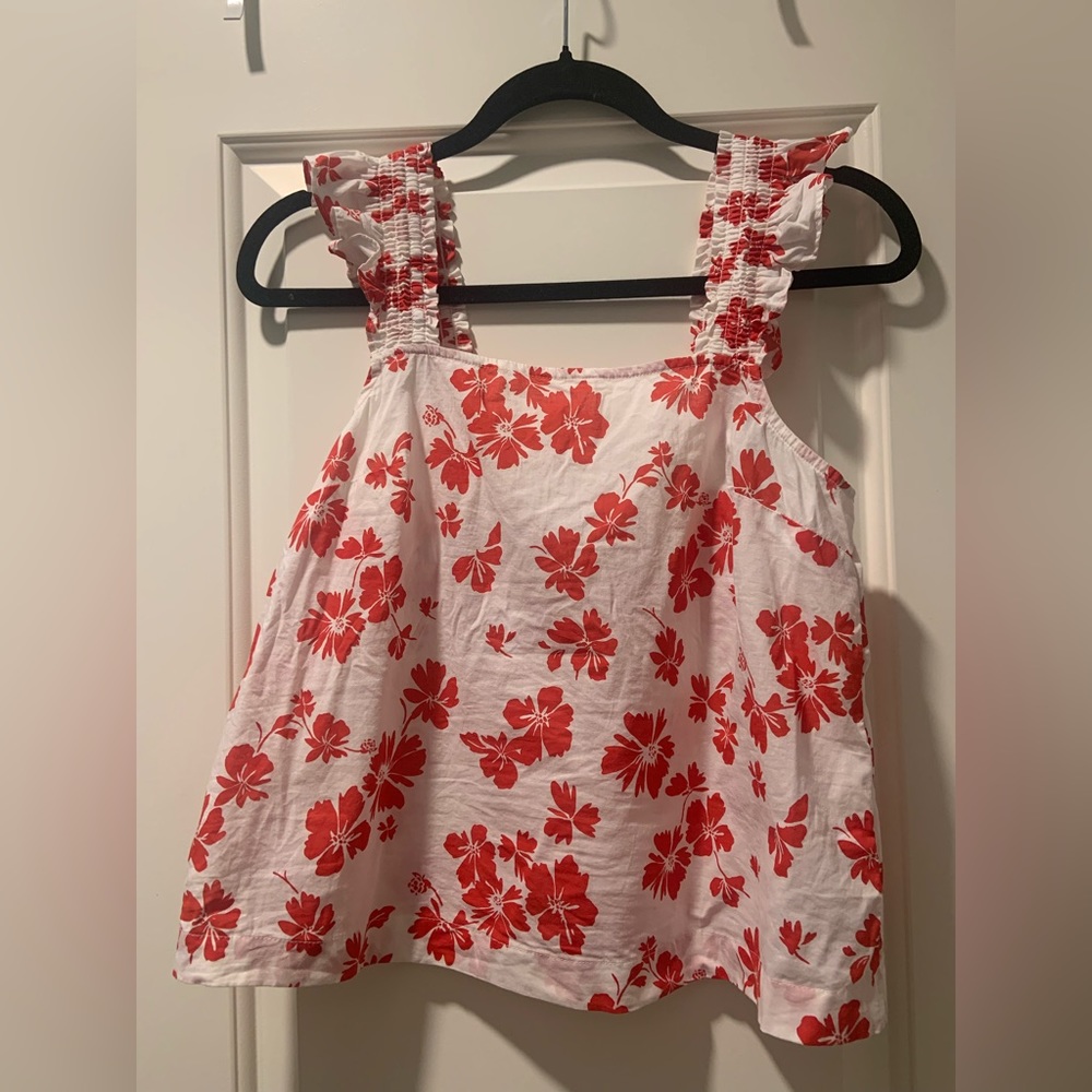 J Crew | Floral Summer Crop Top
